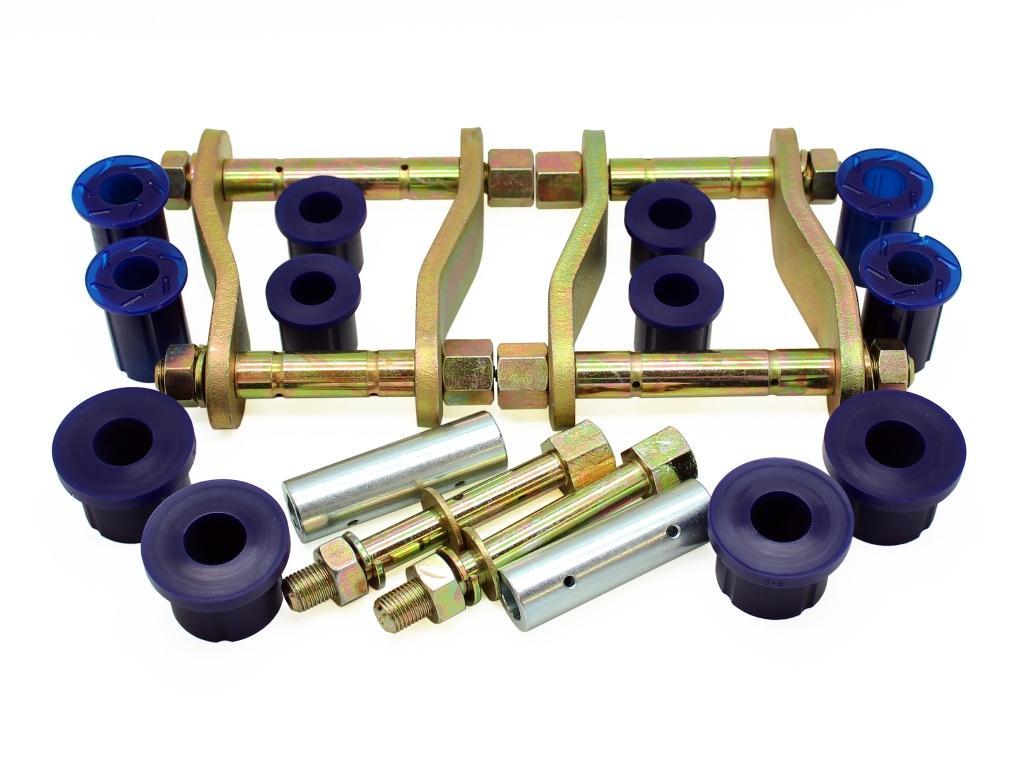 SuperPro Rear Greasable Shackle and Bushing Kit