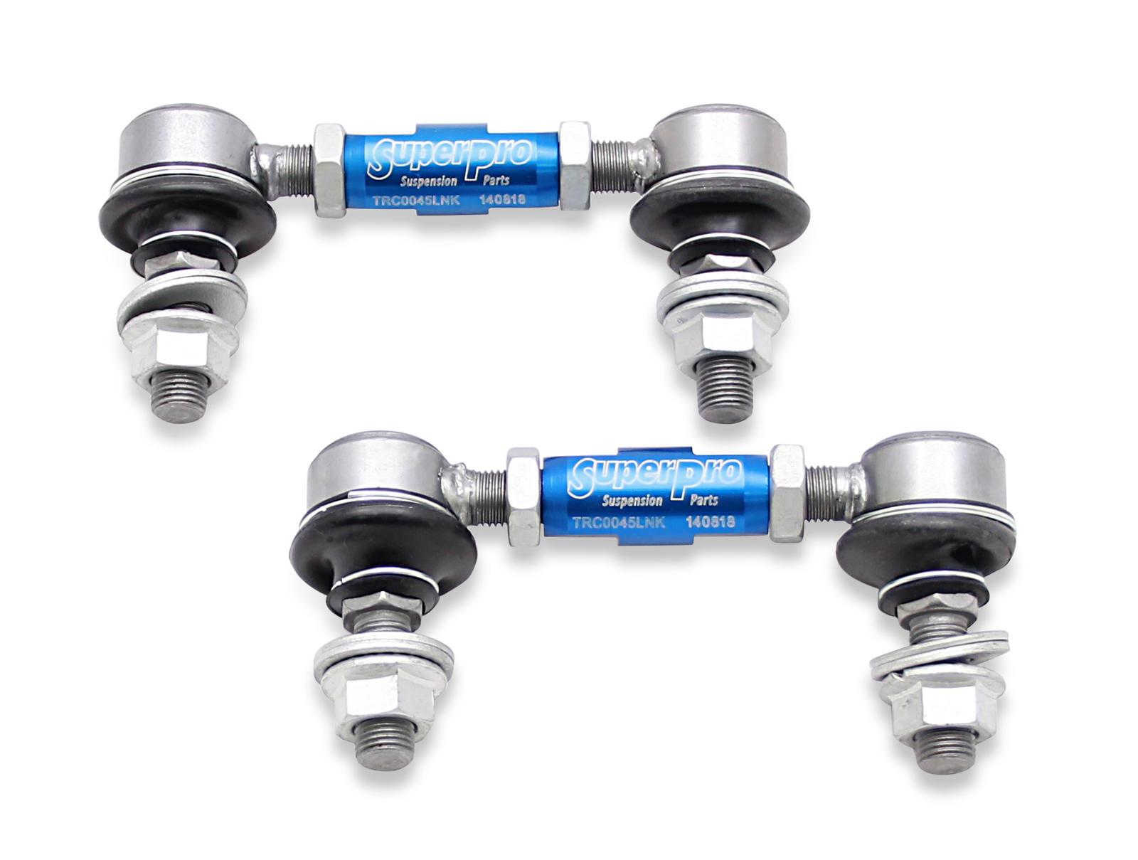 SuperPro Front Sway Bar Link Kit - Heavy Duty Adjustable