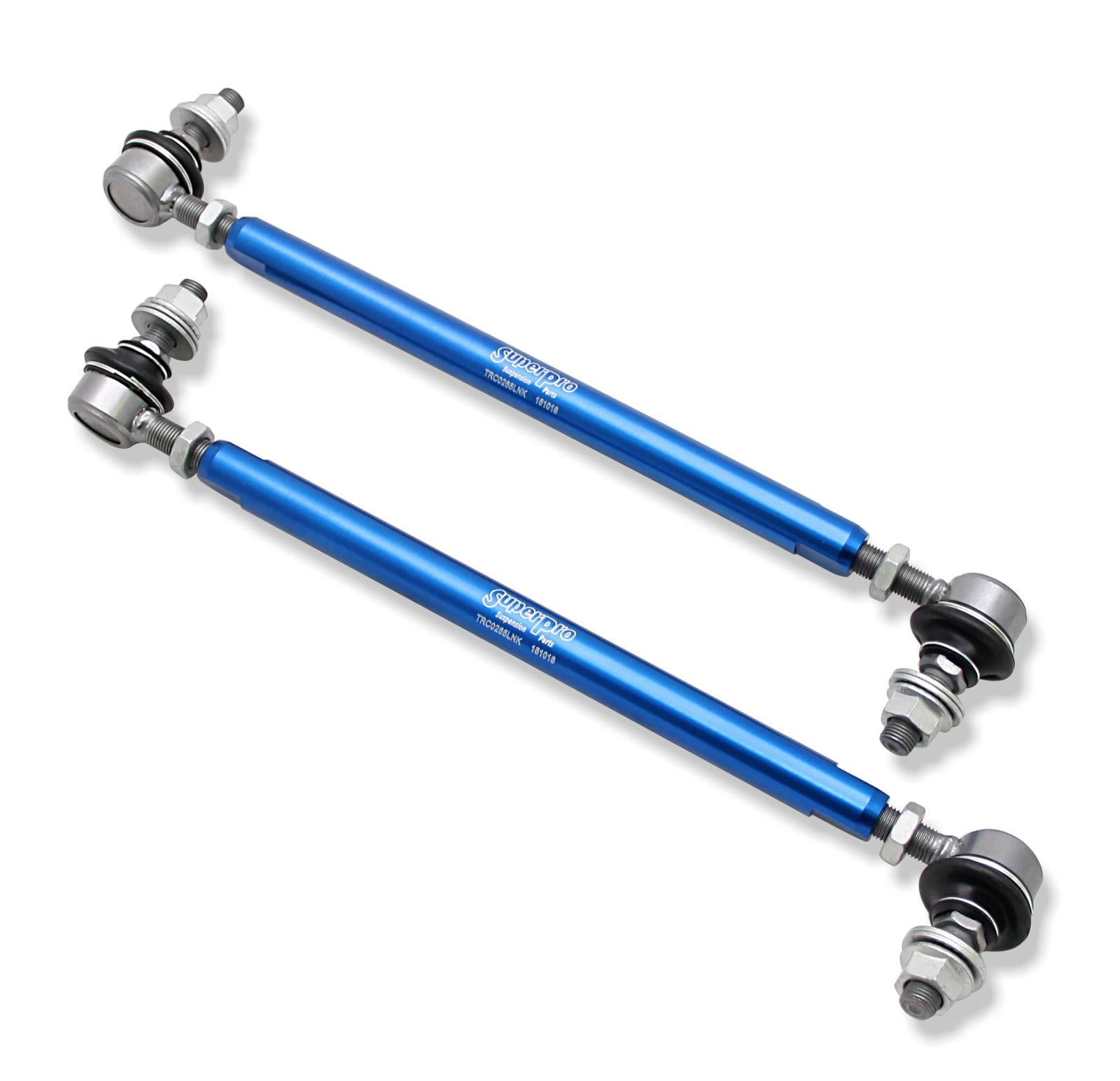 SuperPro Front Sway Bar Link Kit - Heavy Duty Adjustable