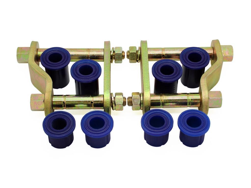 SuperPro Rear Greasable Shackle and Bushing Kit - Rear of Spring