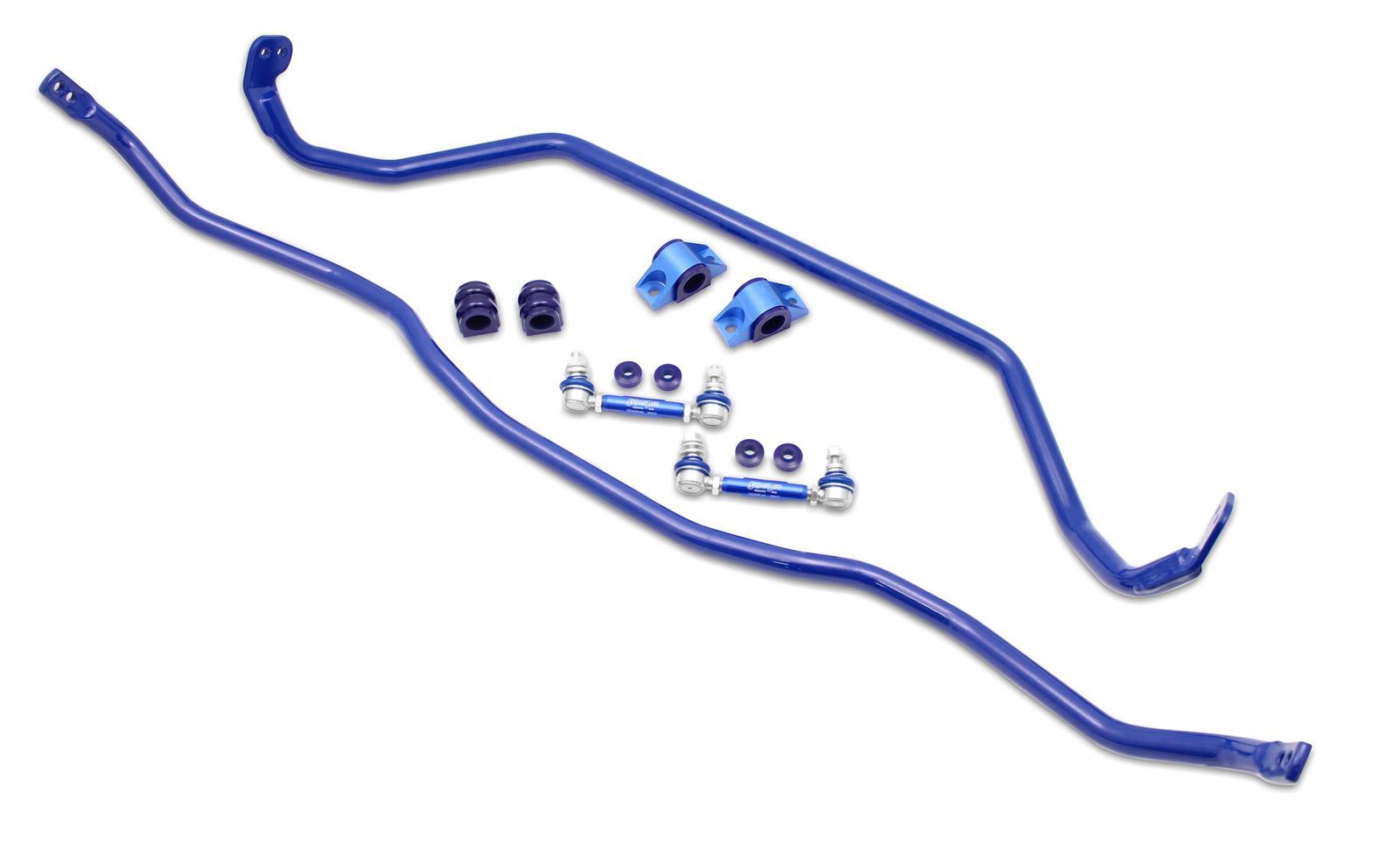 SuperPro Front and Rear 30mm Front & 27mm Rear 2 Point Adjustable Sway Bars & Link Kit