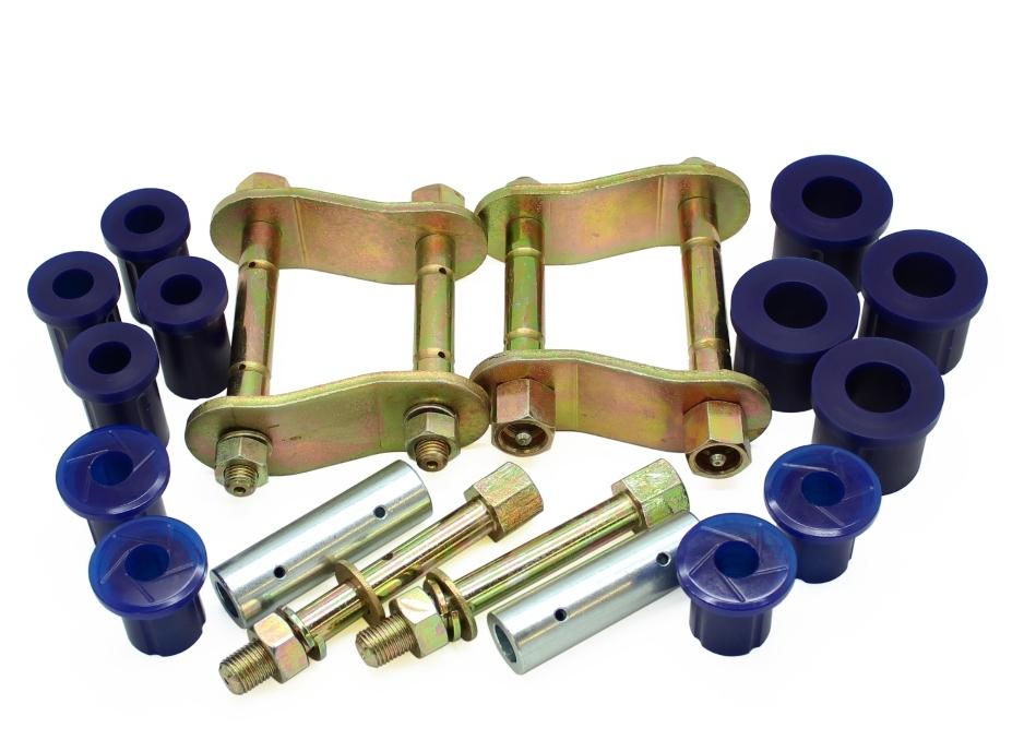 SuperPro Rear Greasable Shackle and Bushing Kit