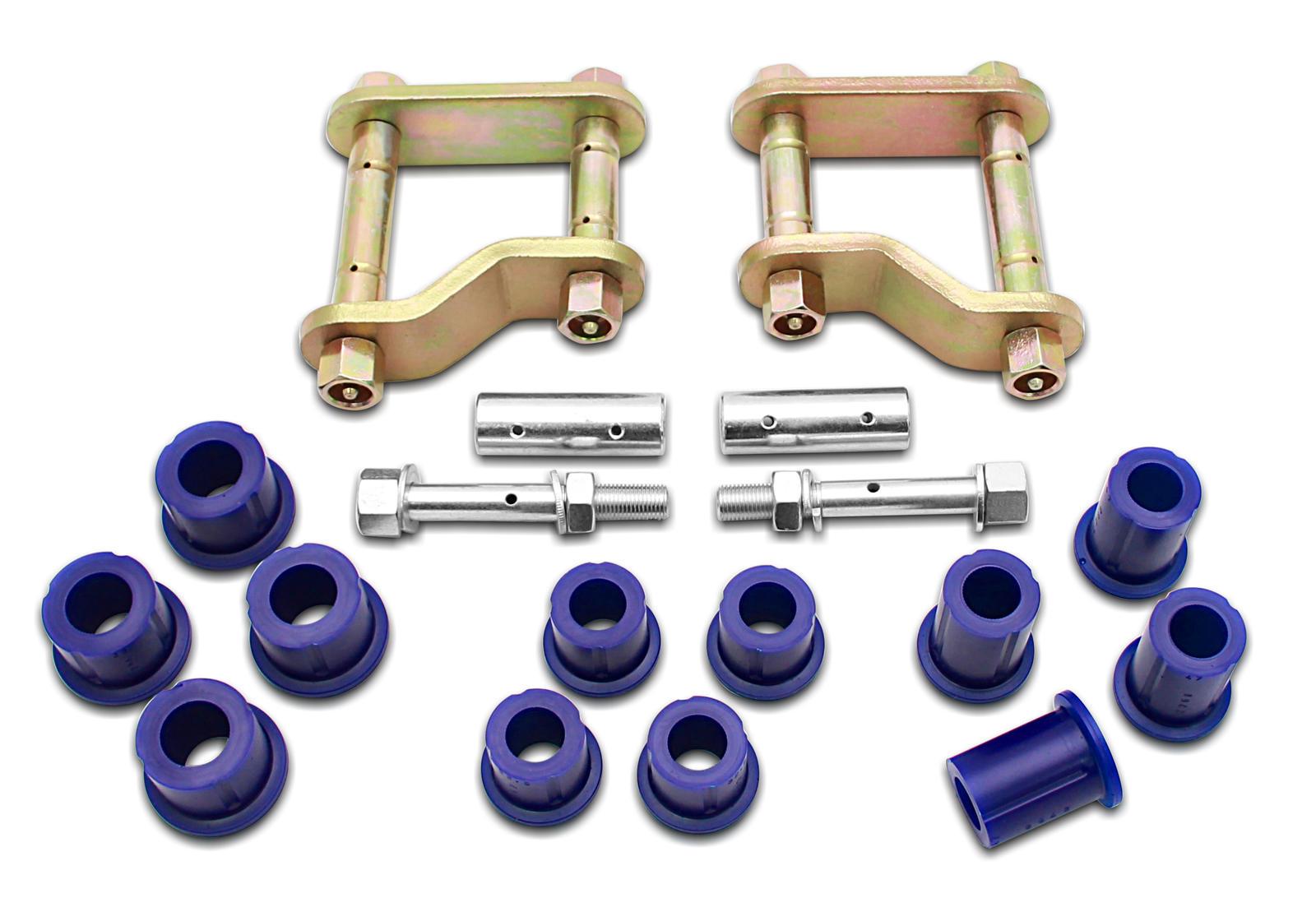 SuperPro Rear Greasable Shackle and Bushing Kit