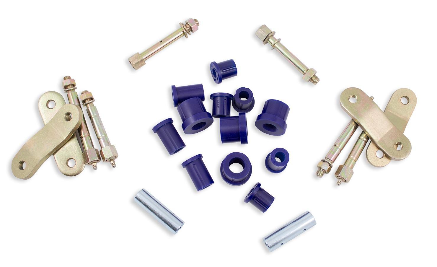 SuperPro Rear Greasable Shackle and Bushing Kit