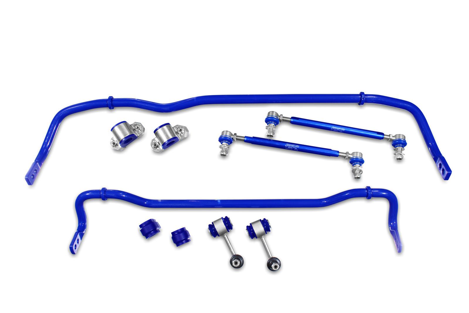 SuperPro Front and Rear Performance Sway Bar Upgrade Kit