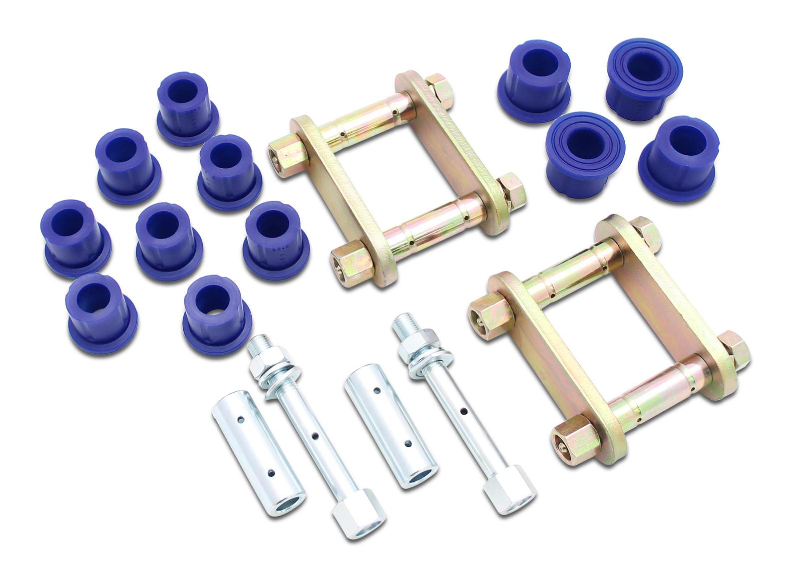 SuperPro Rear Greasable Shackle and Bushing Kit