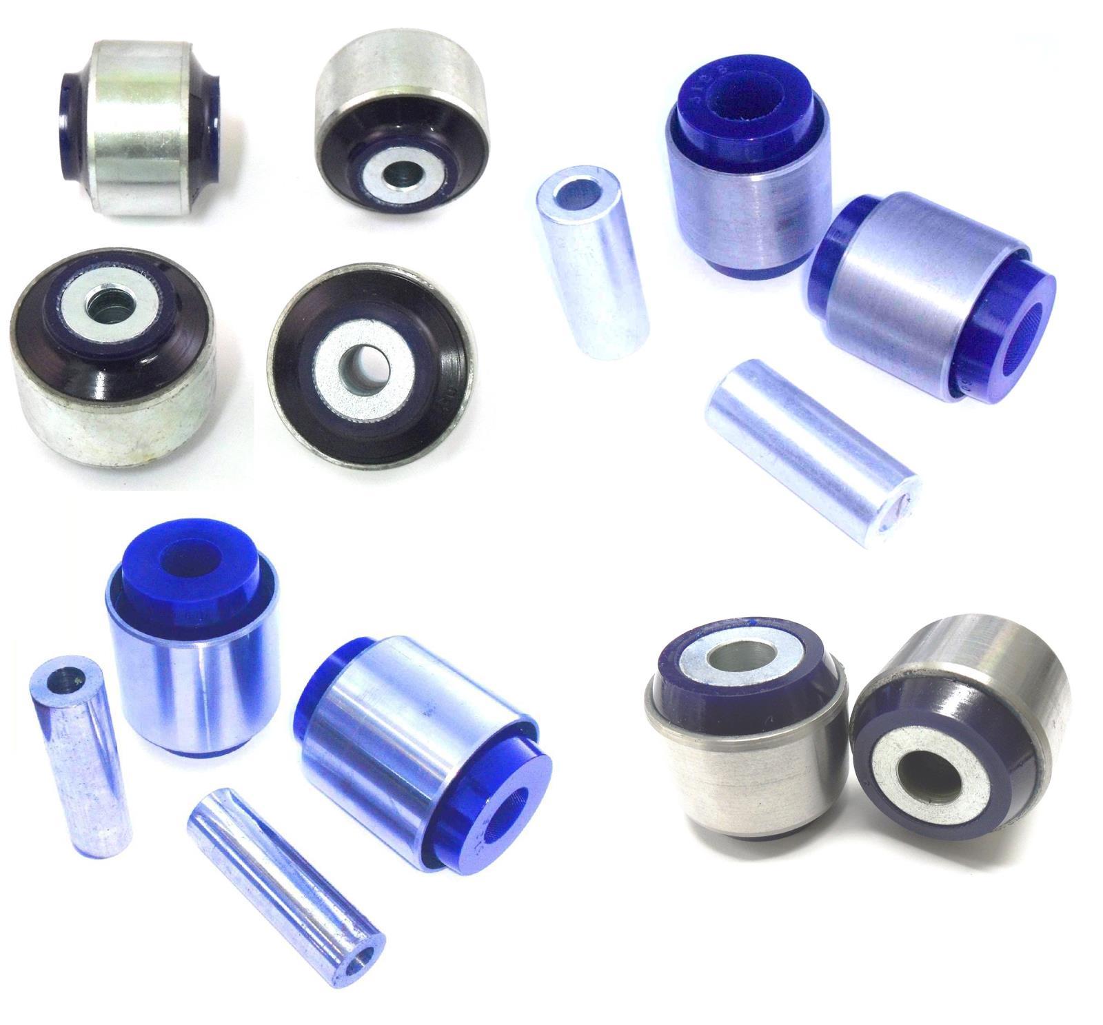 SuperPro Front Control Arm Upper, Lower, Strut Bar & Lower Shock Bushing Kit