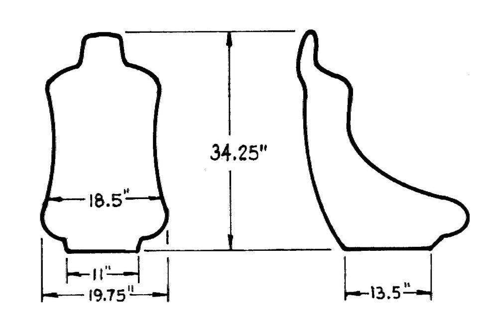 JAZ Turbo Pro Seat JAZ100-150-01