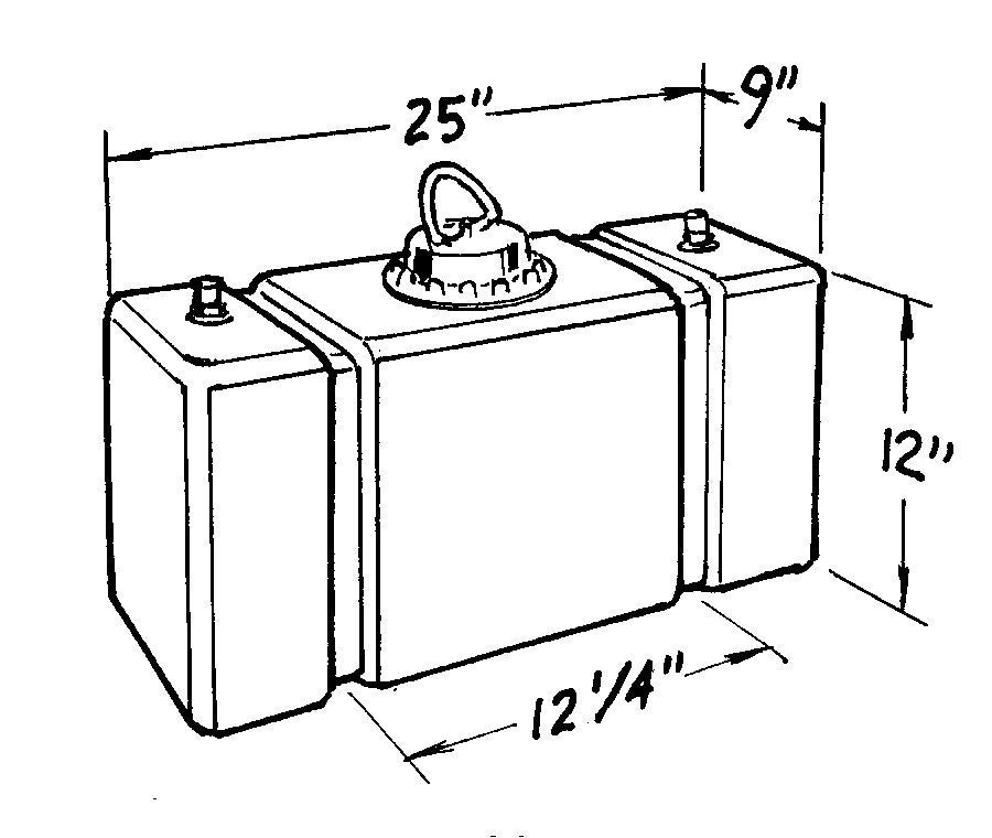 JAZ 10-Gallon C/T Fuel Cell JAZ200-010-01