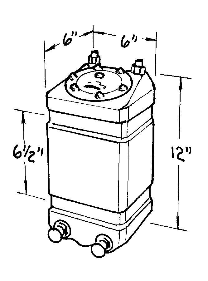 JAZ 1-Gallon Pro Drag Fuel Cell JAZ220-001-01