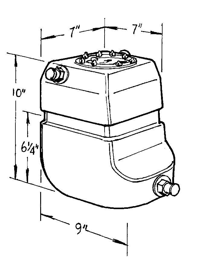 JAZ 2-Gallon Pro Drag Fuel Cell JAZ220-002-01