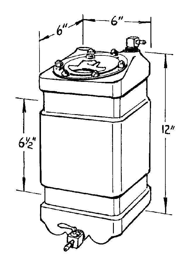 JAZ 1-Gallon JR Dragster Fuel Cell JAZ230-001-01