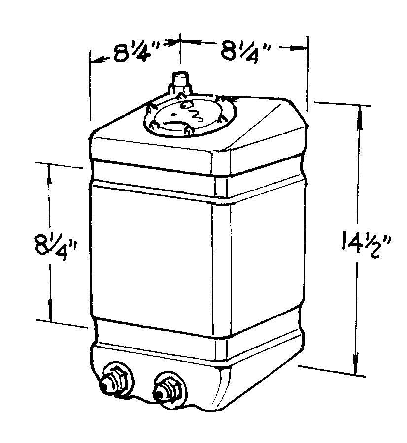 JAZ 3-Gallon Drag Race Cell JAZ250-003-01