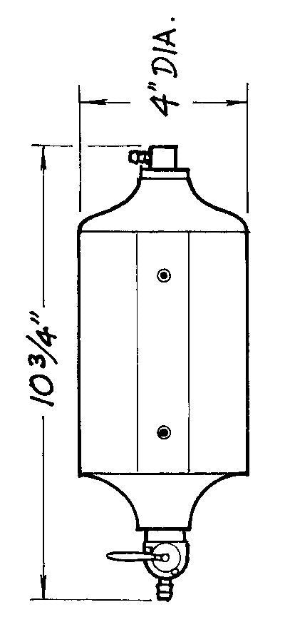 JAZ Black Radiator Catch Can 1qt. JAZ600-025-01