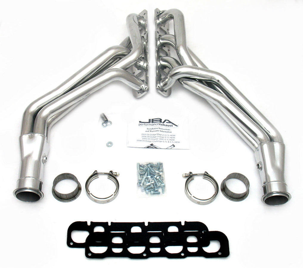 JBA Headers And Perf Headers - 08-09 6.1L Challenger - Silver JBA6965SJS