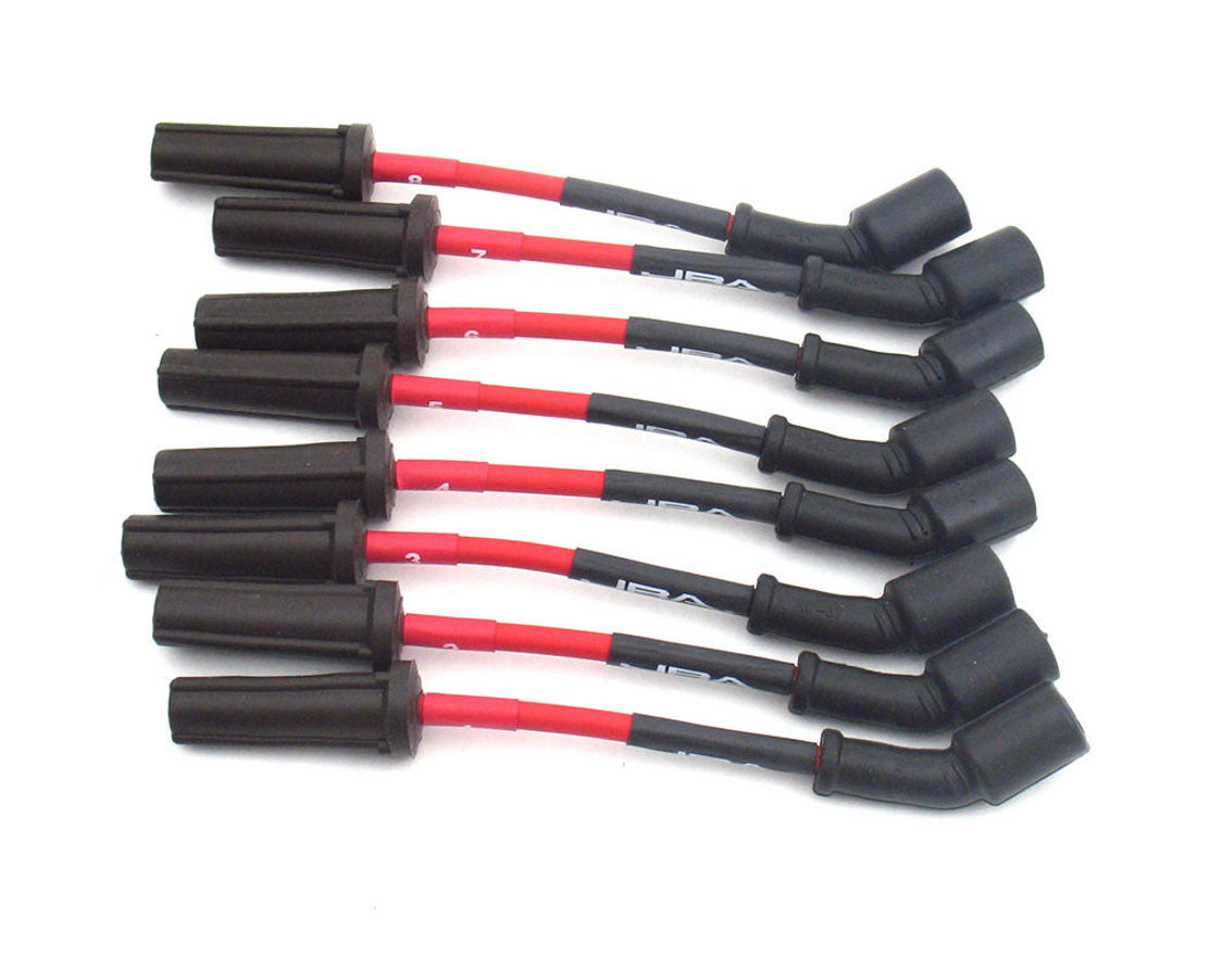 JBA Headers And Perf 8mm Spark Plug Wire Set GM LS3 6.2L 10-18 Red JBAW0812