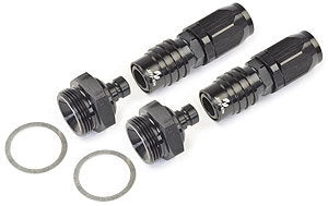 Jiffy-Tite Q/R #6 Carb Fitting Kit 7/8-20 Black JFT200C1J