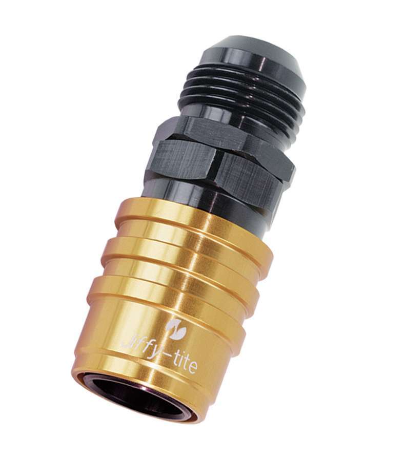 Jiffy-Tite Q/R #10 Male Socket Gold/Black JFT51410