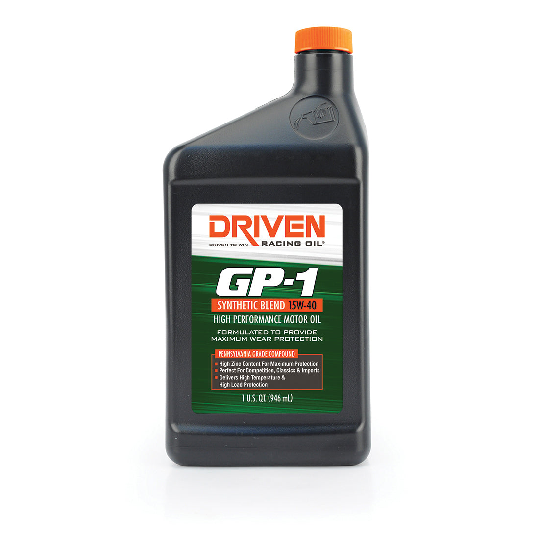 Driven Racing Oil GP-1 Semi-Synthetic 15w40 1 Quart JGP19406