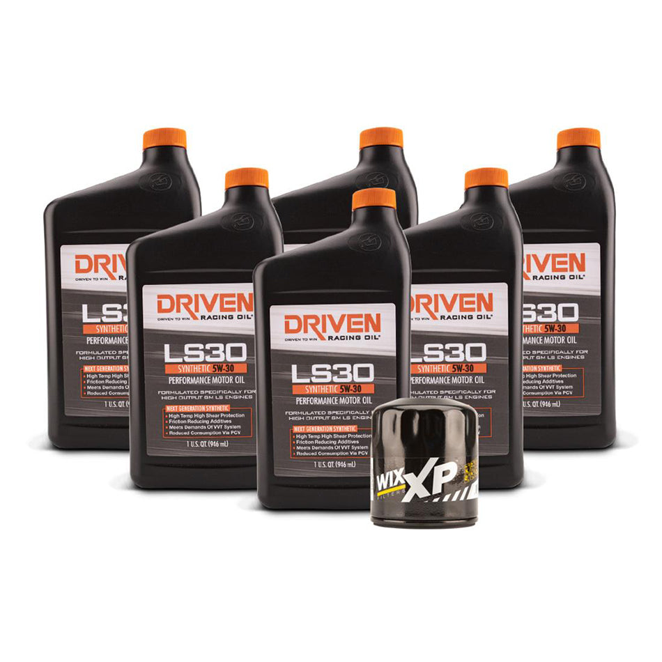 Driven Racing Oil LS30 Oil Change Kit 97- 06 LS Engines 6 Qt JGP20633K