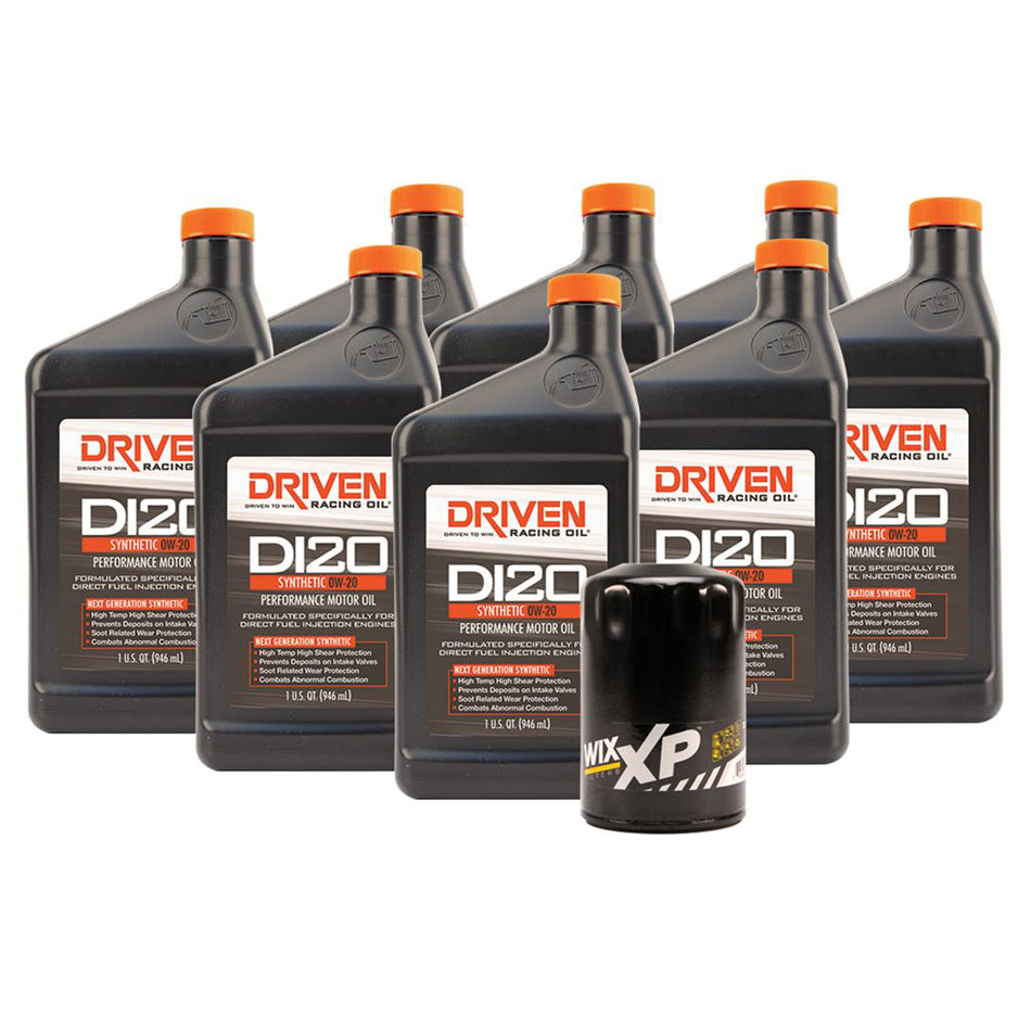 Driven Racing Oil DI20 Oil Change Kit 14- LS Engines 8 Qt JGP20825K