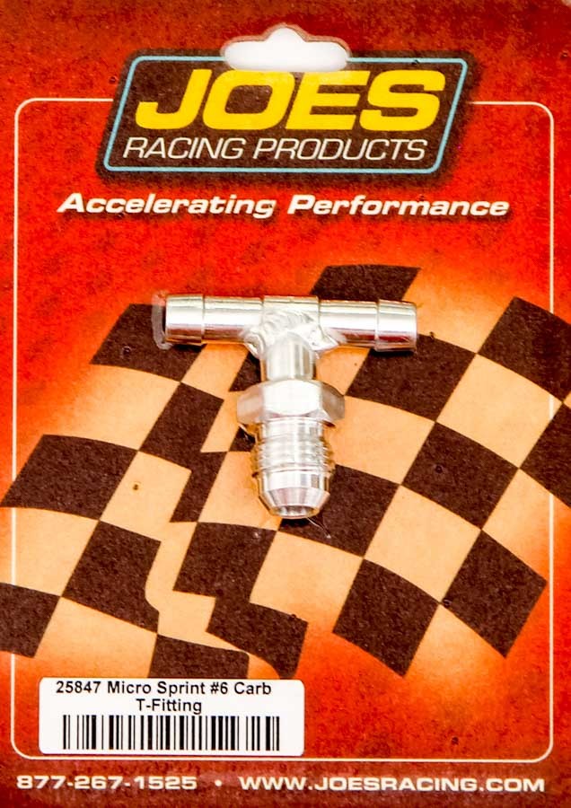 Joes Racing Products Carb Fitting -6an Fuel Line Mini Sprint JOE25847