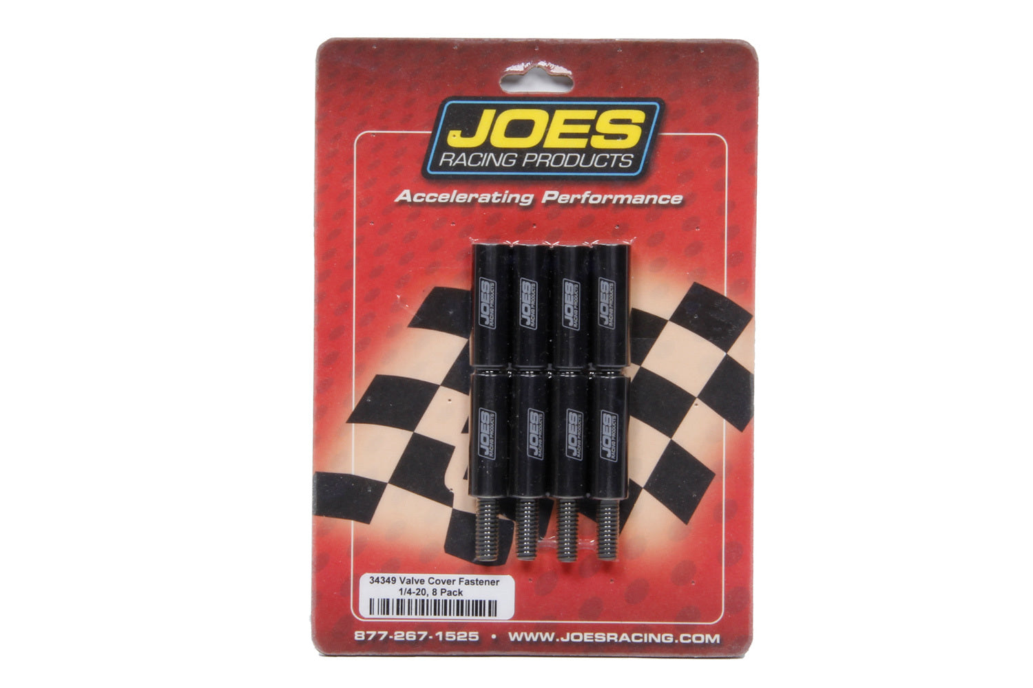 Joes Racing Products Aluminum Valve Cover Nut Kit w/ Studs 1/4-20 8pk JOE34349