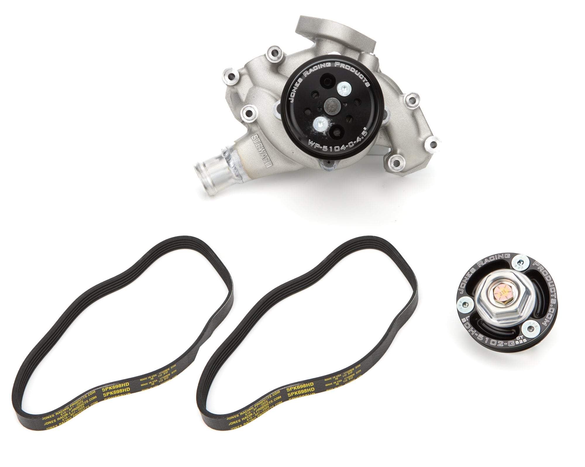 Jones Racing Products Drive Kit Serp. LS CT525 w/ Water Pump JRP1020-LS-EMP