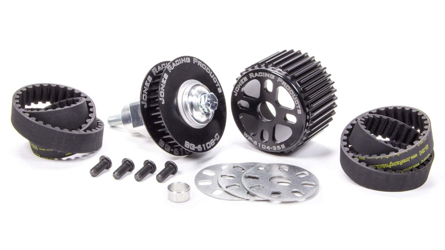 Jones Racing Products HTD Water Pump Drive Kit SBC JRP2010-RA-11