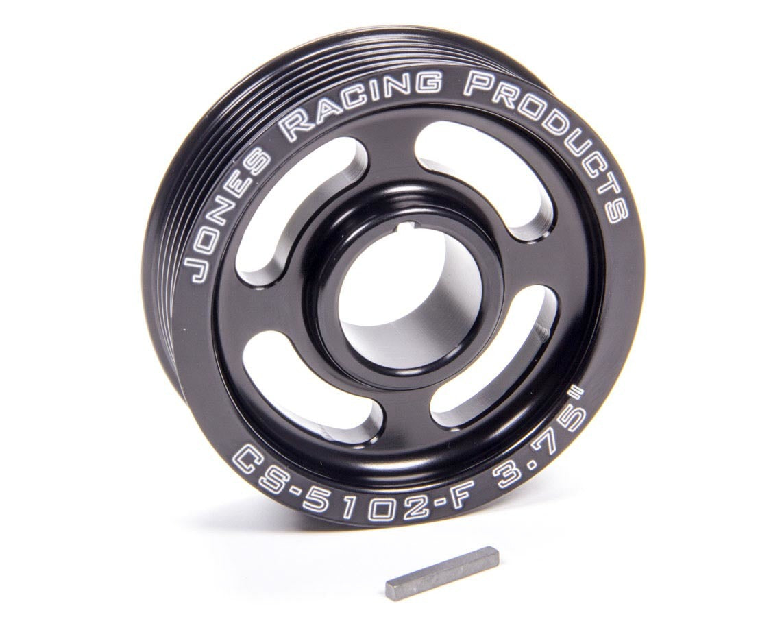 Jones Racing Products Crank Pulley Serpentine 3.75in JRPCS-5102-F