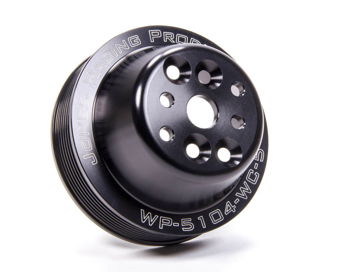 Jones Racing Products Water Pump Pulley Serpentine 5in JRPWP-5104-WC-5