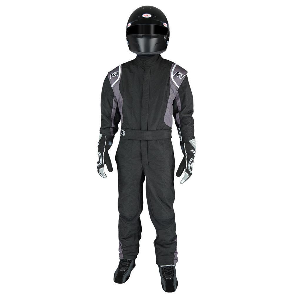 K1 Racegear Suit Precision II 6X- Small Black/Grey K1R20-PRY-NG-6XS