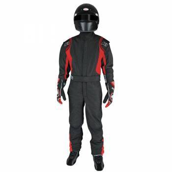 K1 Racegear Suit Precision II 6X- Small Black/Red K1R20-PRY-NR-6XS