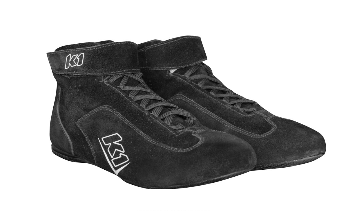 K1 Racegear Shoes Challenger Black Size 7 SFI 3.3/5 K1R24-CHL-N-7