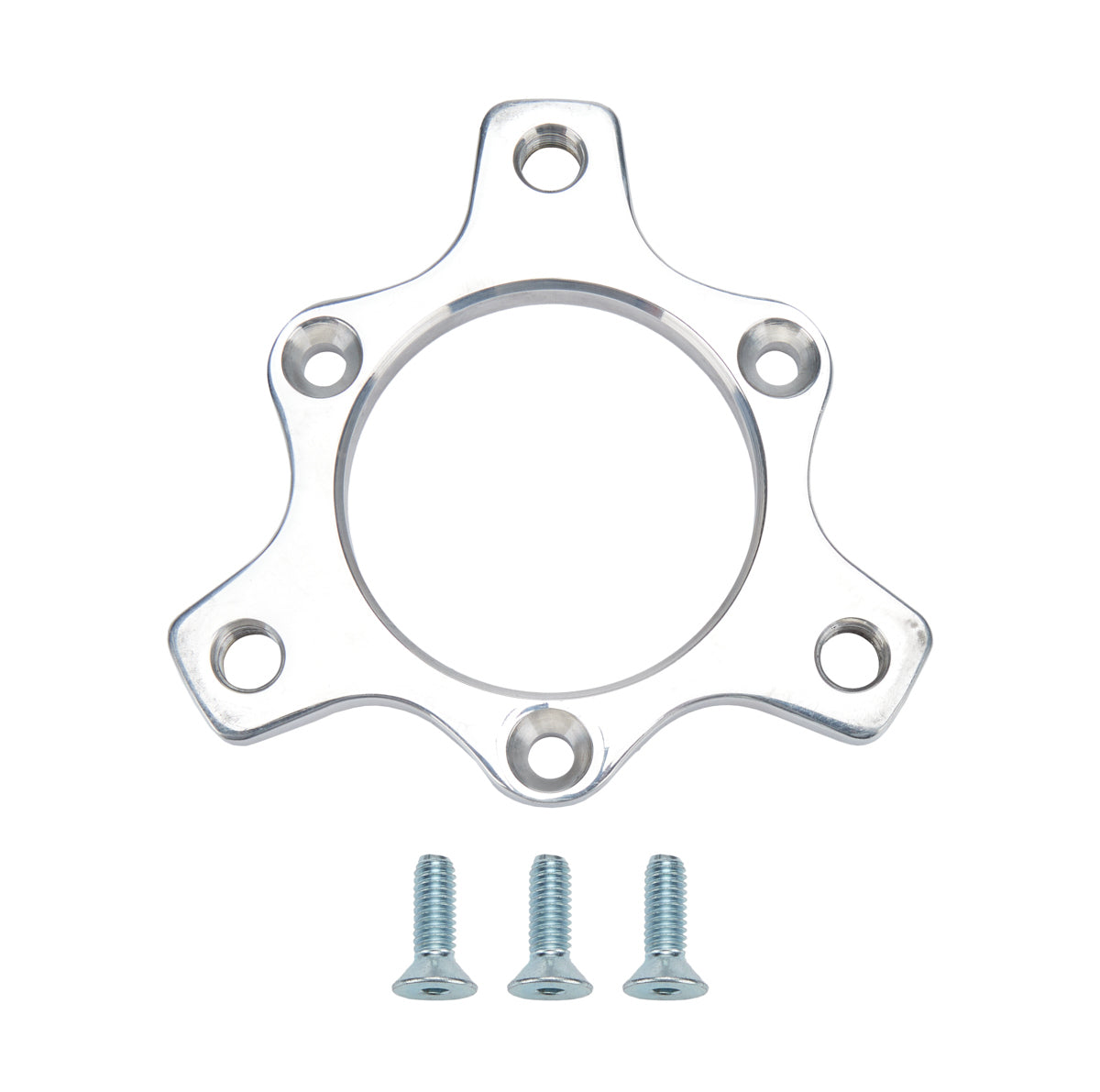 Keizer Aluminum Wheels, Inc. Rotor Adapter Front Hub w/Bolts Polished KAWMRADAPTP