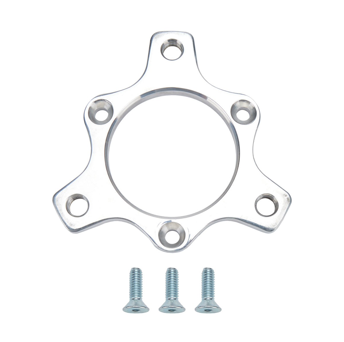 Keizer Aluminum Wheels, Inc. Rotor Adapter Front Hub w/Bolts Polished KAWRADAPTP