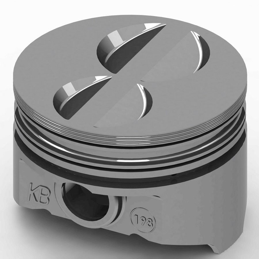 KB Performance Pistons SBC Flat Top Piston Set 4.040 Bore -6.5cc KBPKB198.040