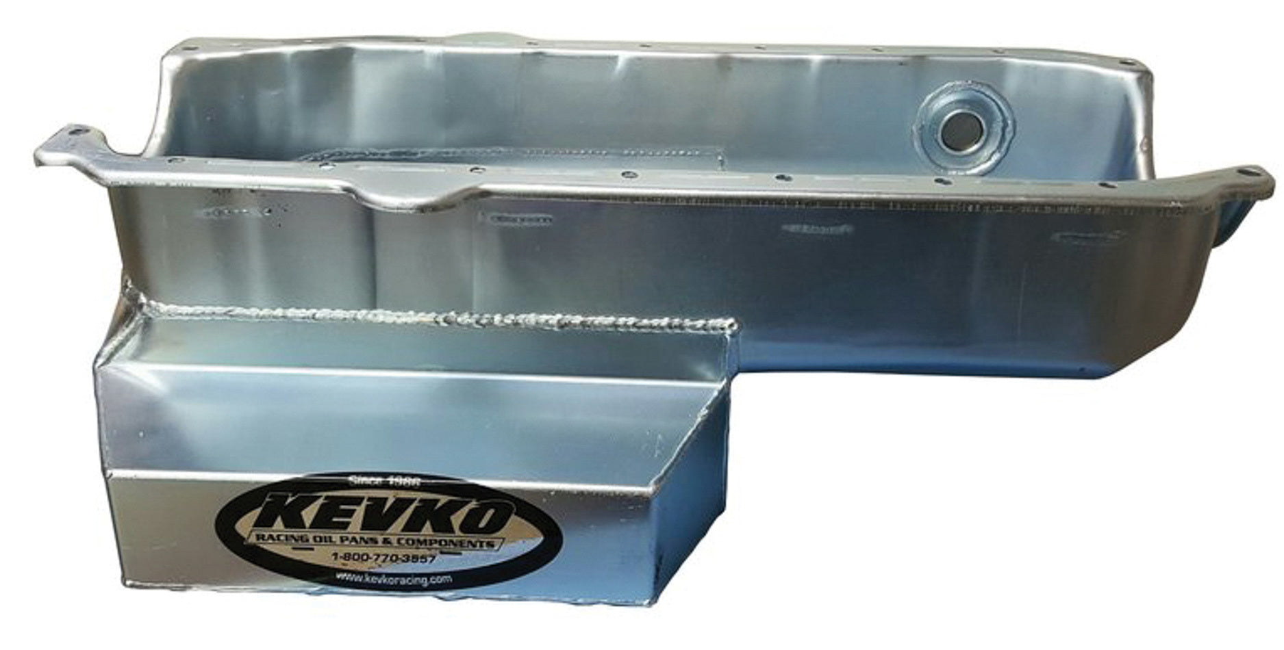 Kevko Oil Pans & Components SBC Oil Pan Modified 7qt RH Dipstick 86-Up KEV1090NRH