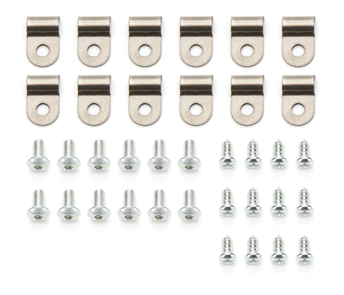 Keep It Clean Wiring 3/16in Stainless Steel Single Line Clamps 12Pk KICKICLC3187
