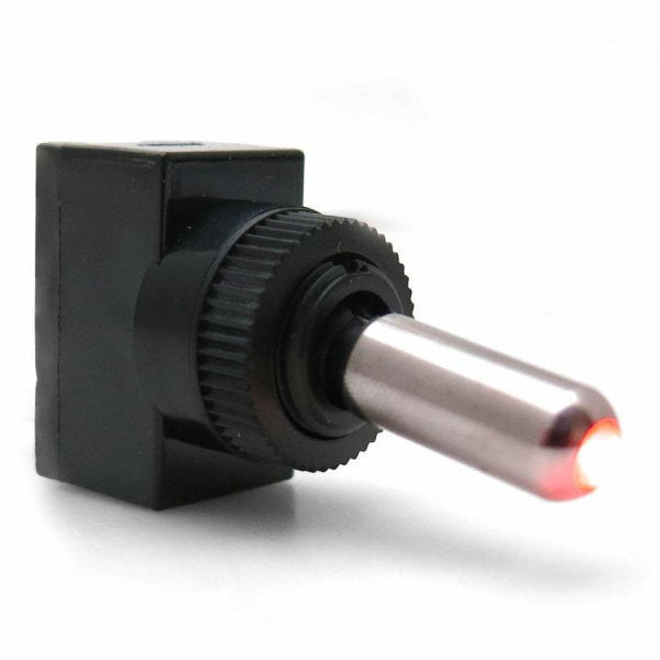 Keep It Clean Wiring Aluminum Tip LED Toggle Red KICKICSW25R