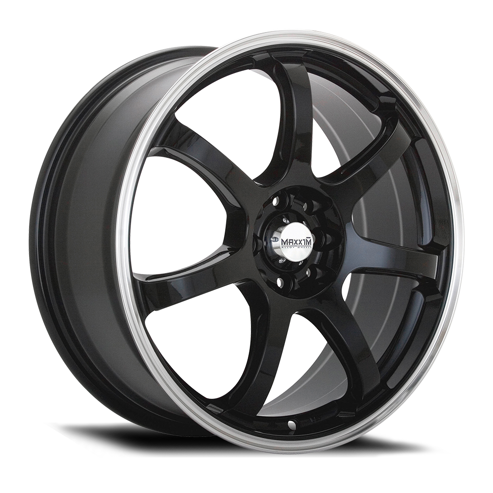 Maxxim Knight Wheel Gloss Black 16X7 +40 8X100,8x114.3