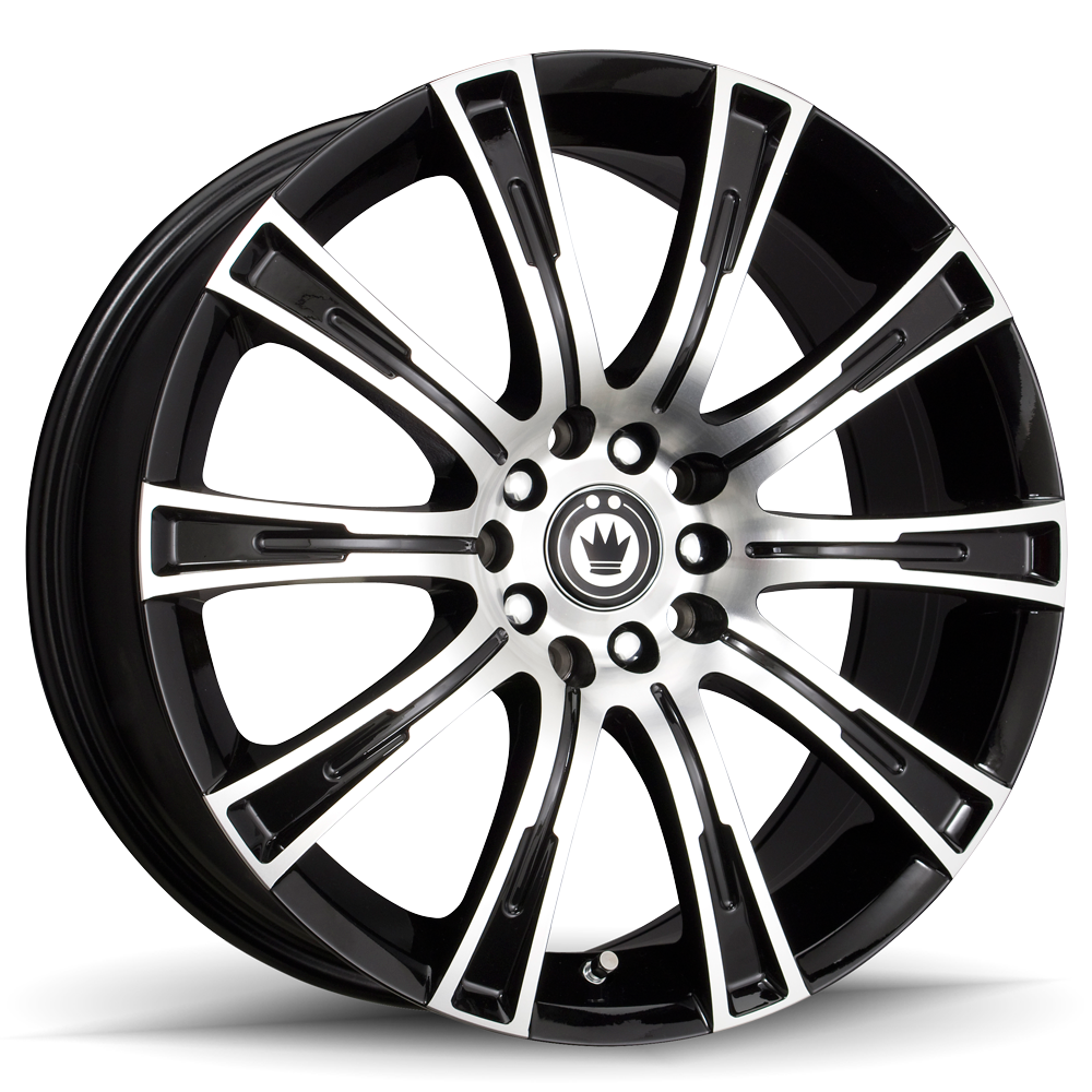 Konig Crown Wheel Machined Face / Gloss Black 16X7.5 +40 5X105,5x114.3