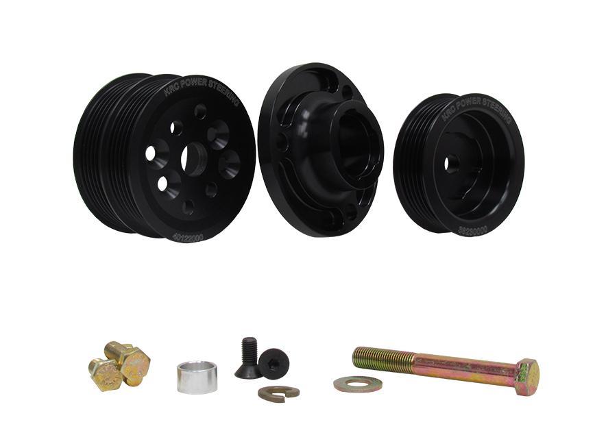 KRC Power Steering Serpentine Pulley Kit w/SBC Head Mount KRC36351500