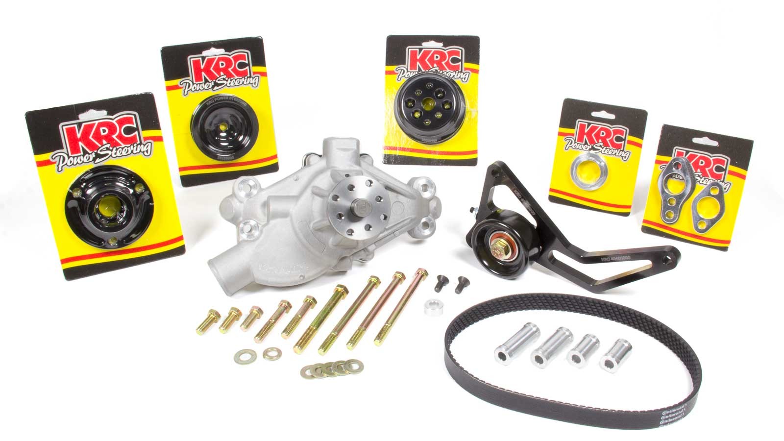 KRC Power Steering Front Drive Kit w/ Idler SBC Crate KRCKIT16322600