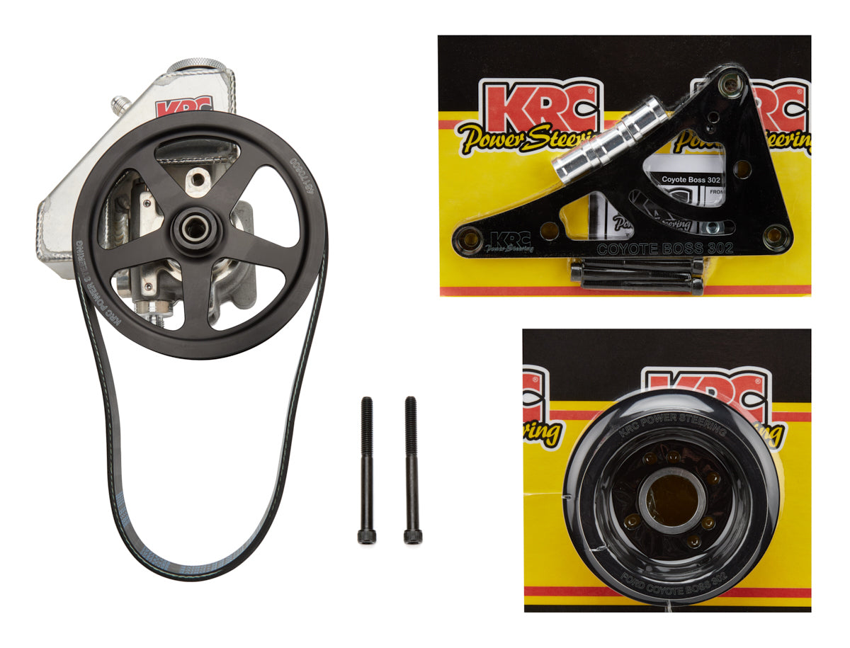 KRC Power Steering Pulley & P/S Pump Kit Ford Coyote w/ B/O Res. KRCKIT66302125