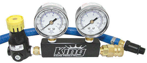 King Racing Products Leak Down Tester Dual Gauge KRP1915