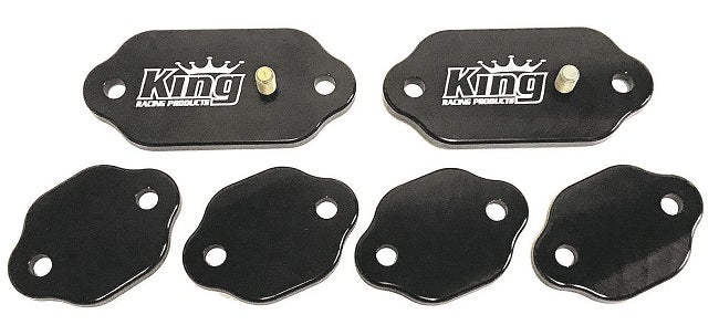 King Racing Products Exhaust Cover Kit Billet Standard Port KRP2105