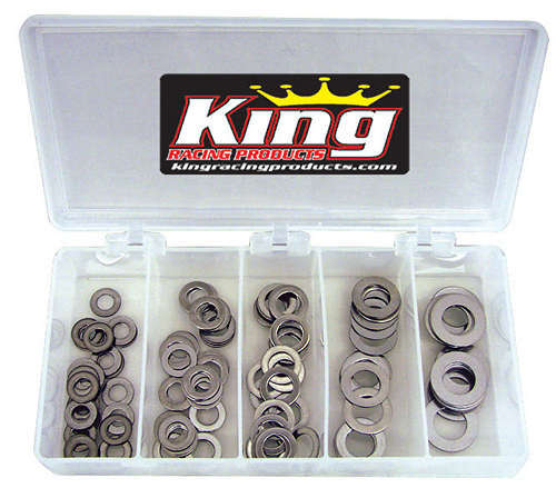 King Racing Products Stainless Washer Kit .030 145pc KRP2720