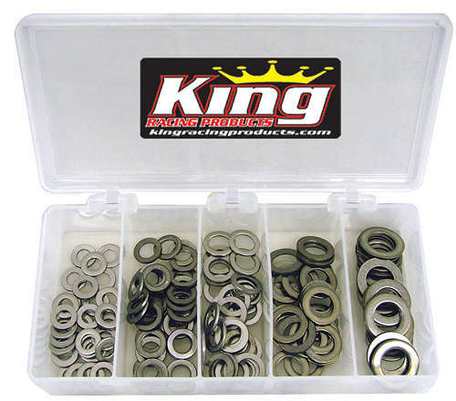 King Racing Products Stainless Washer Kit .060 145pc KRP2725