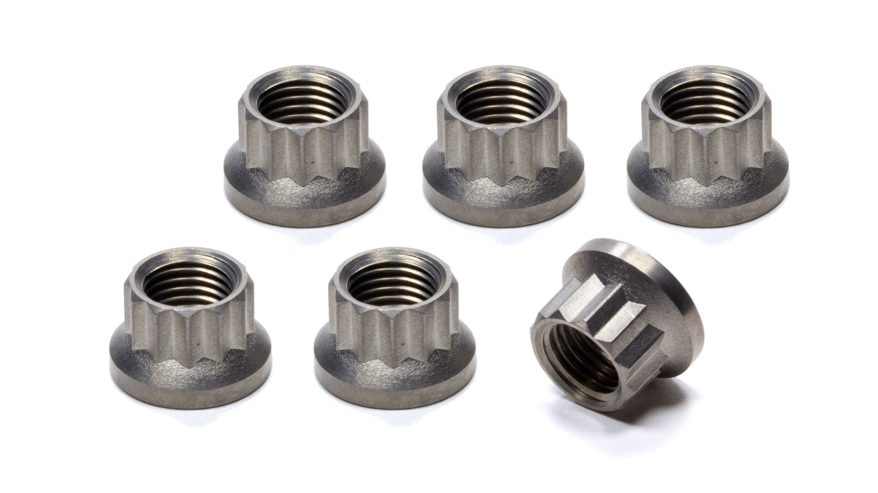 King Racing Products Torque Tube Nut Set 12pt Titanium 6pk KRP4093